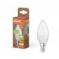 Preview: OSRAM E14 LED Leuchtmittel STAR Classic matt 3,3W wie 25W warmweißes Licht 2700K - Recycled Plastic